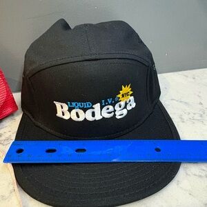 Black Liquid I.V. bodega NYC hat
